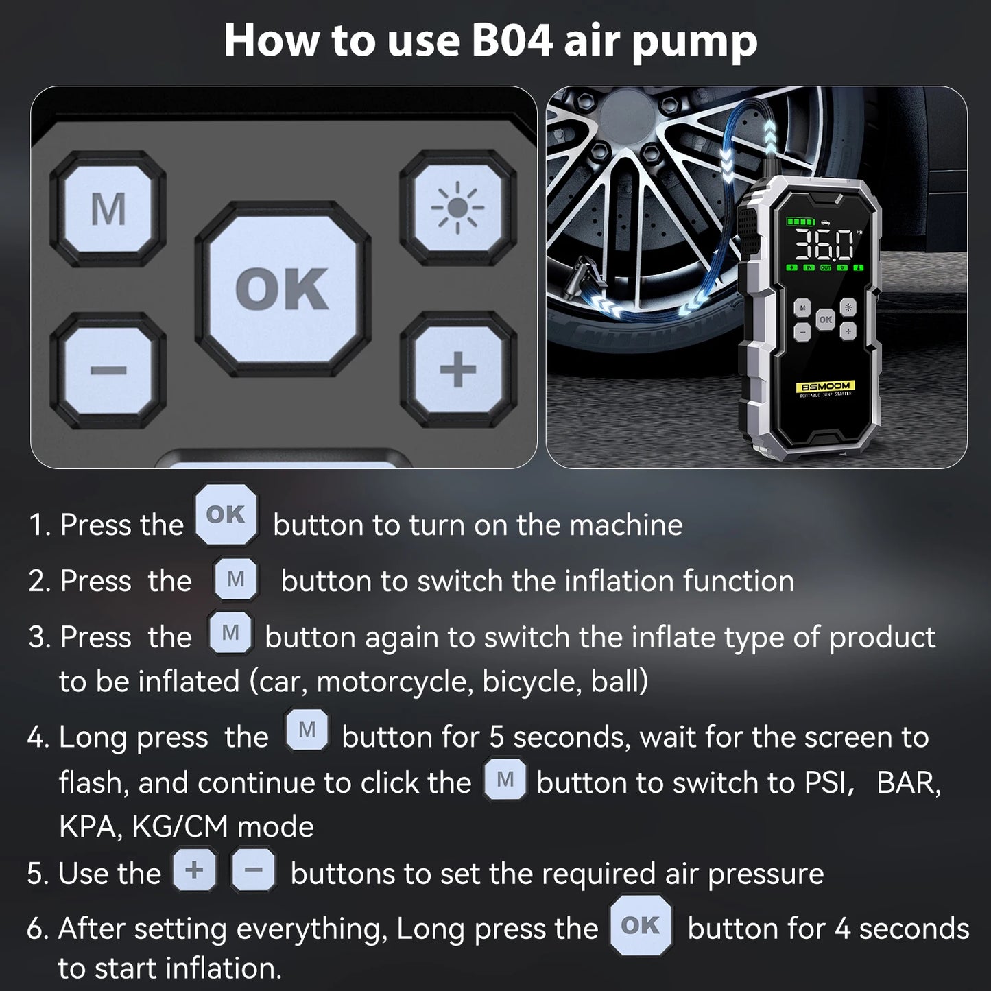 Power Bank Air Pump