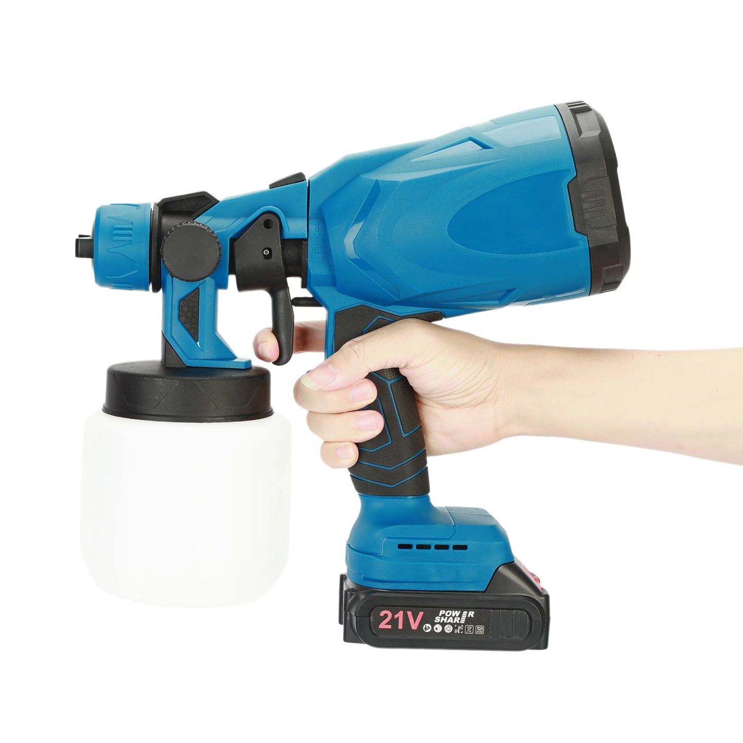 High-pressure Cordless Paint Sprayer with 2 Batteries