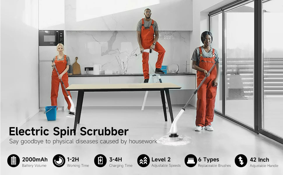 Electric Scrubber Cleaning