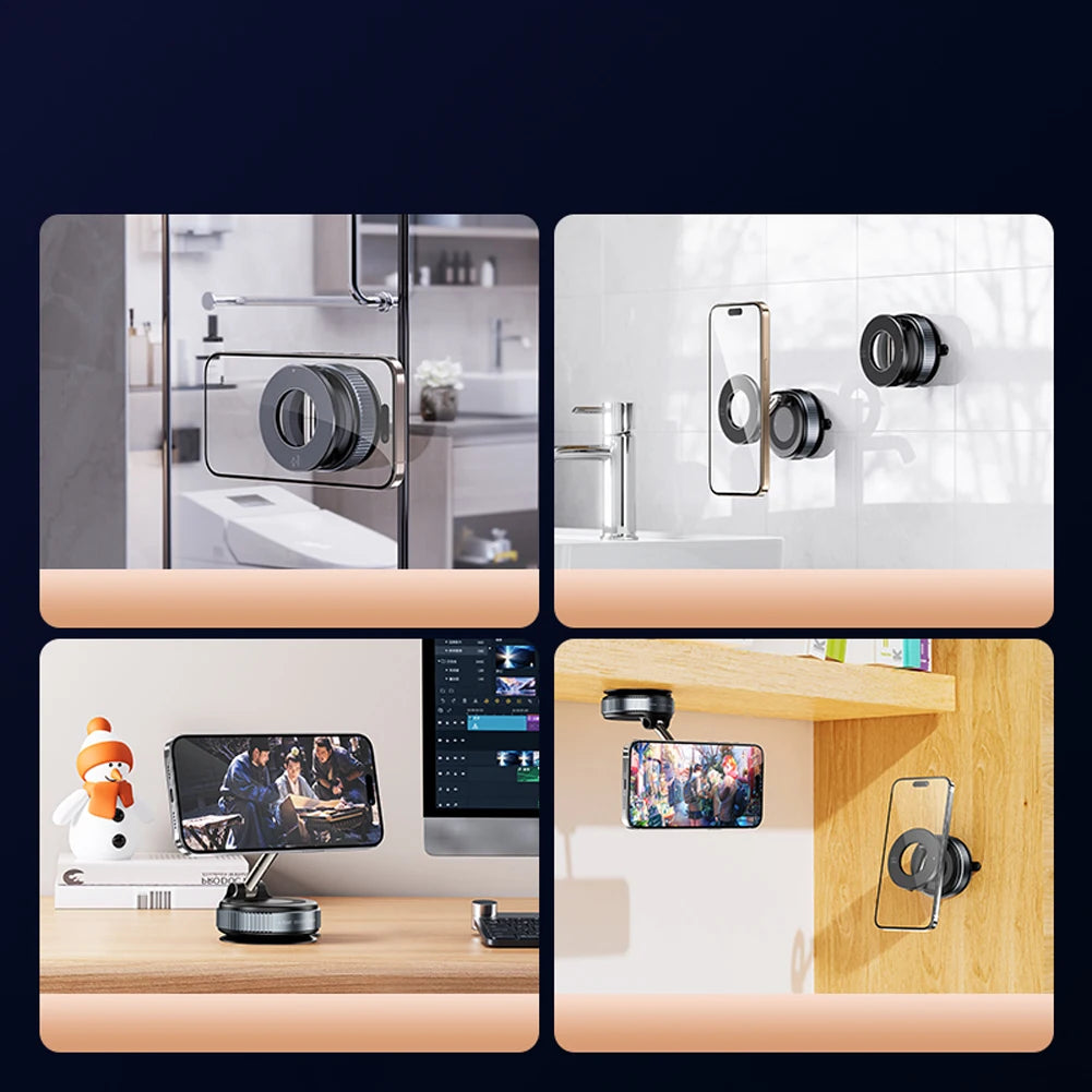 Magnetic Vacuum Adsorption Car Phone Mount 360°