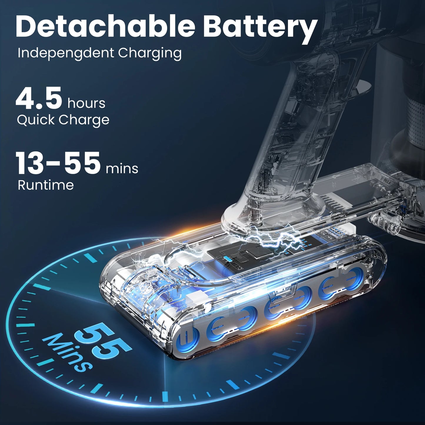 9 IN 1 Cordless Vacuum Cleaner 400w