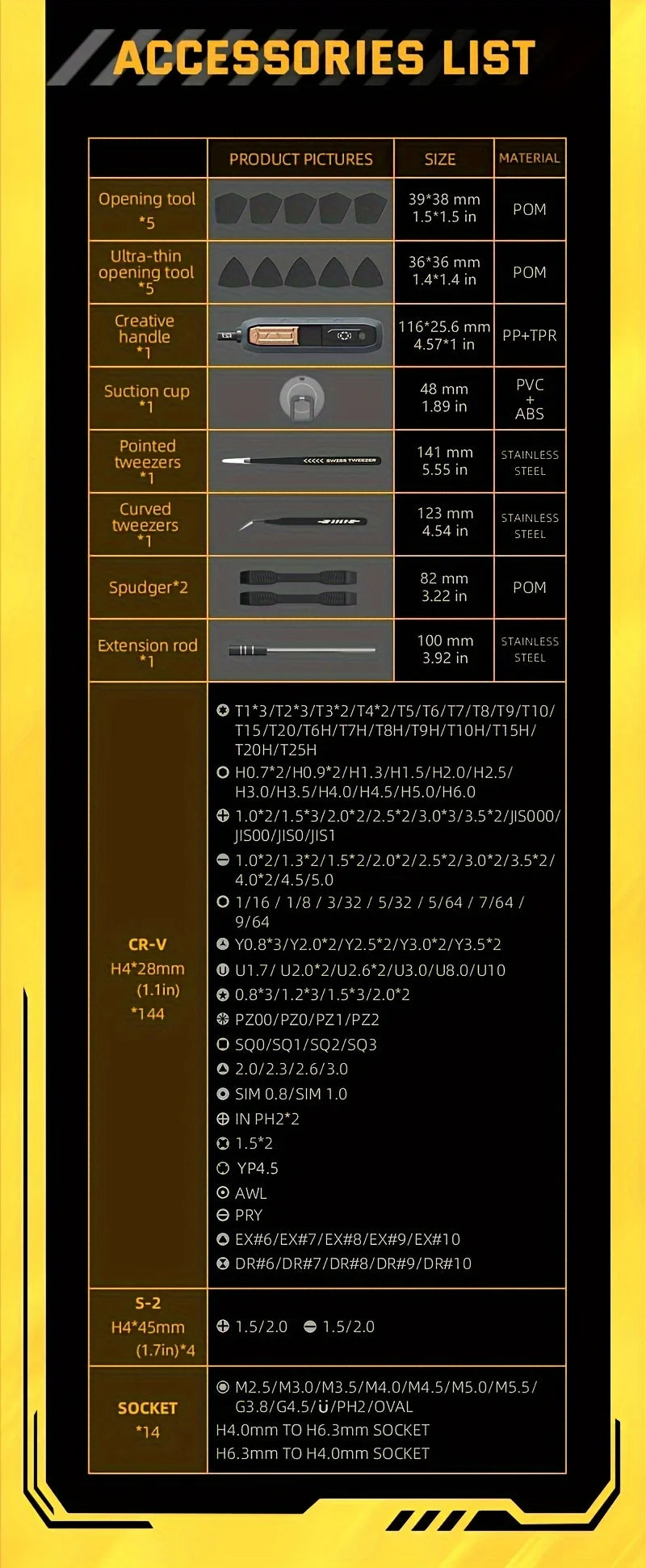 180 in 1 Precision Multifunctional Screwdriver Set
