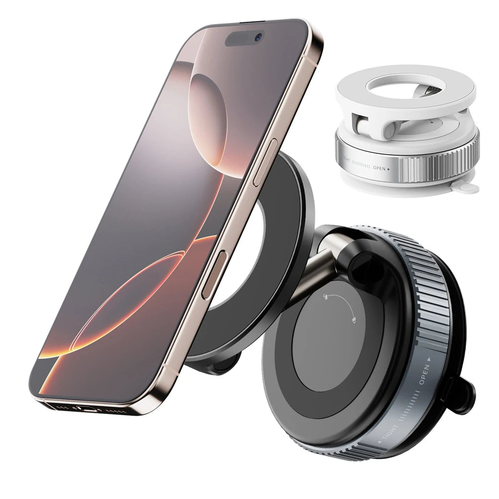 Magnetic Vacuum Adsorption Car Phone Mount 360°