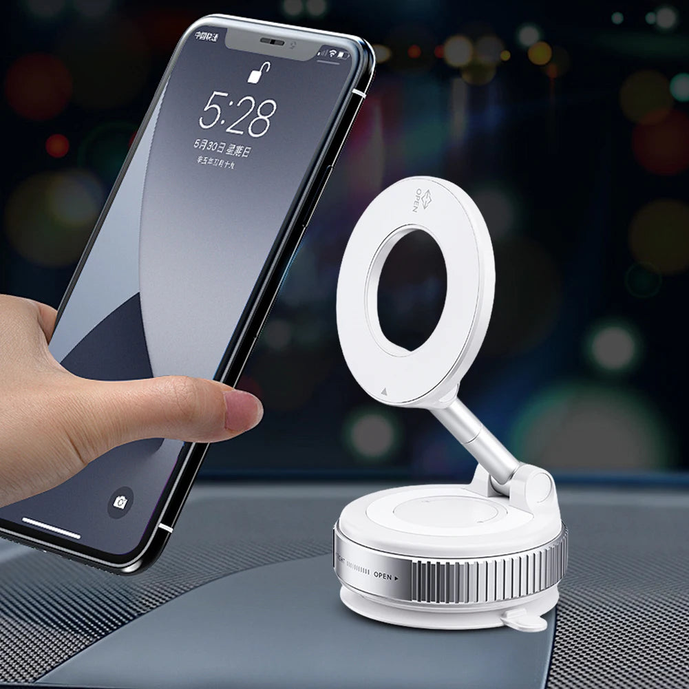 Magnetic Vacuum Adsorption Car Phone Mount 360°