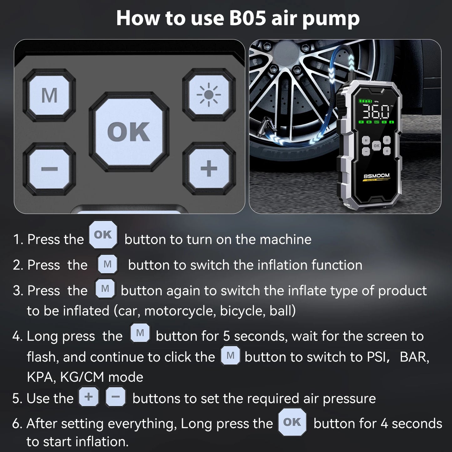 Power Bank Air Pump