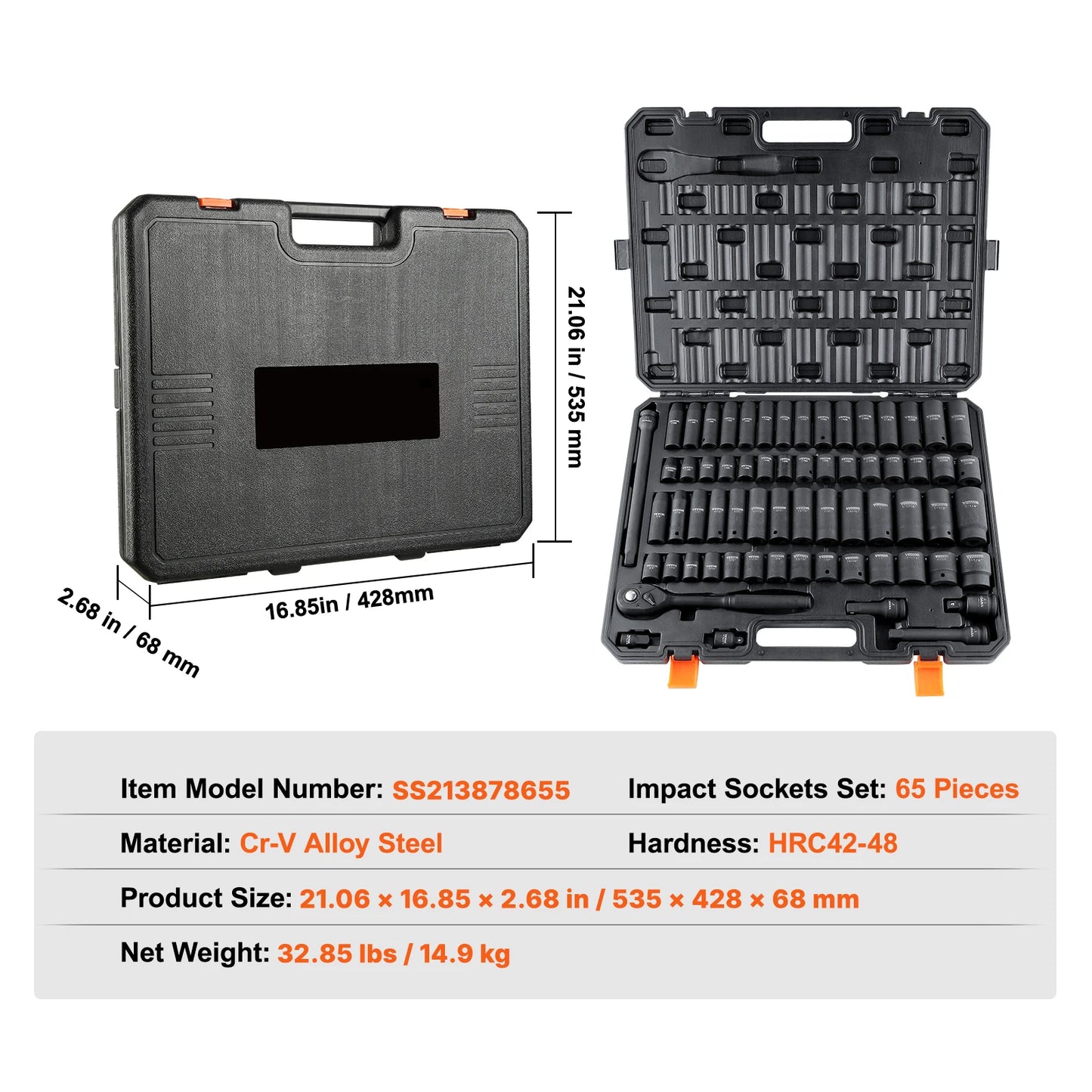 Drive Impact Socket Set