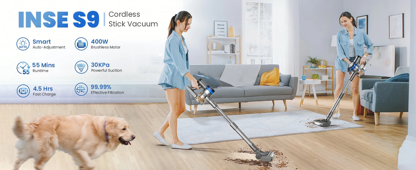 9 IN 1 Cordless Vacuum Cleaner 400w