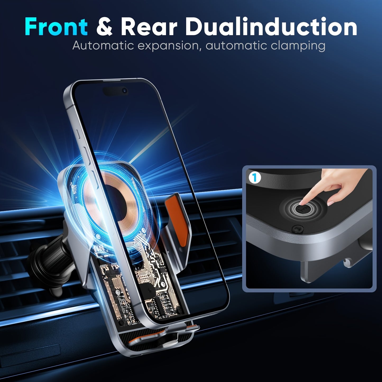 Wireless Car Charger 15W Fast Charging