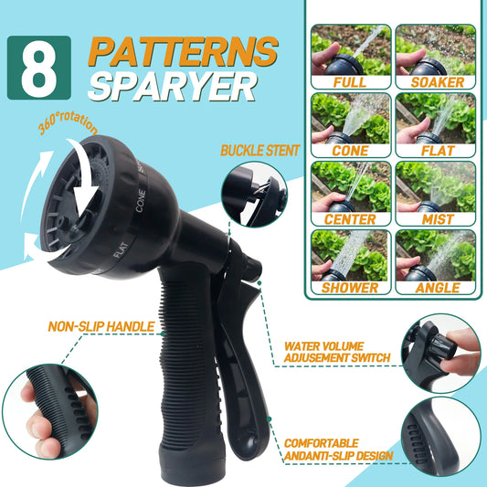 Expandable Garden Hose With Nozzle