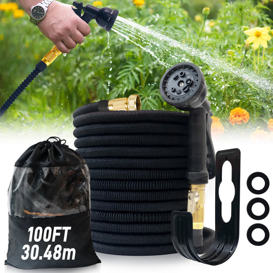 Expandable Garden Hose With Nozzle