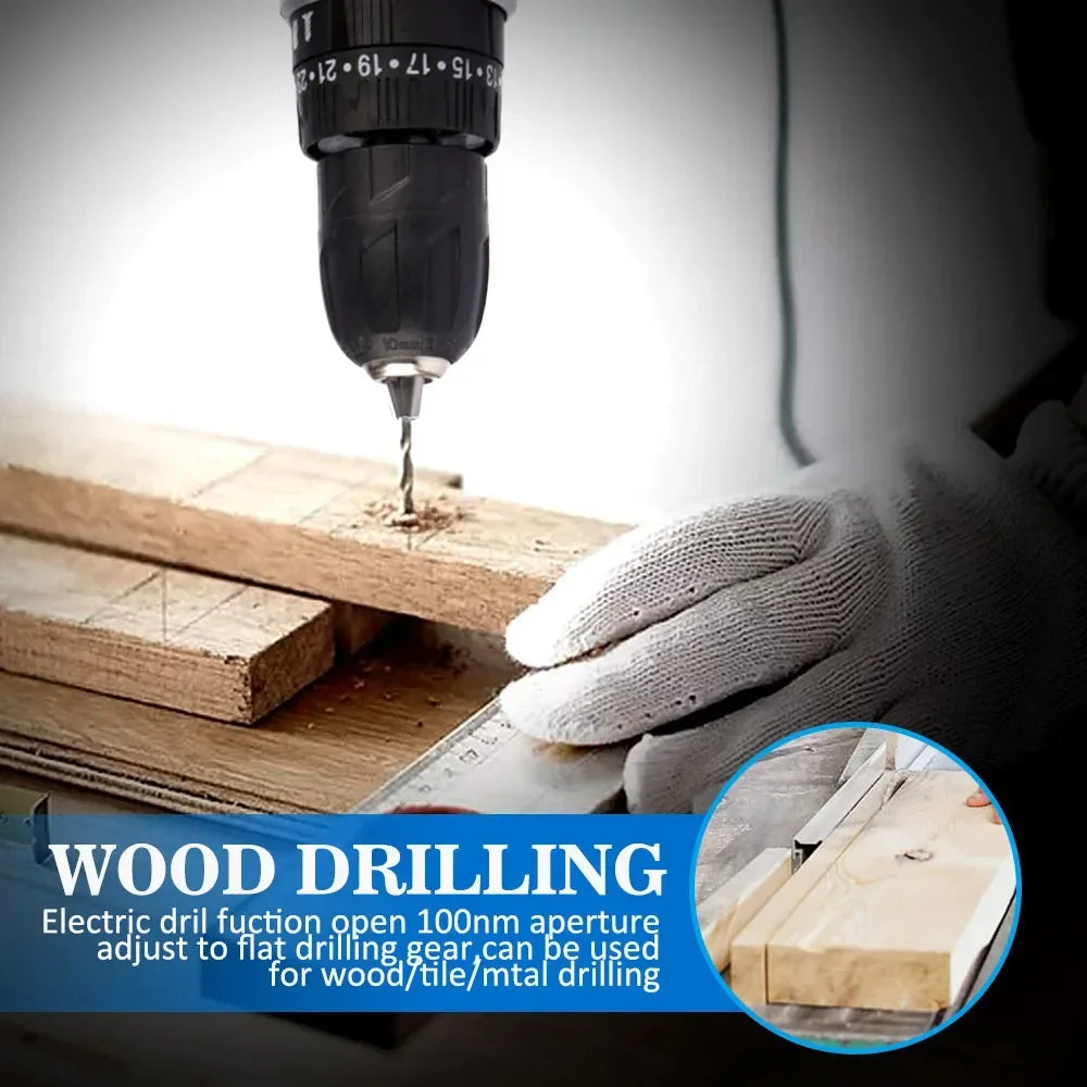 21V Cordless Impact Drill Electric