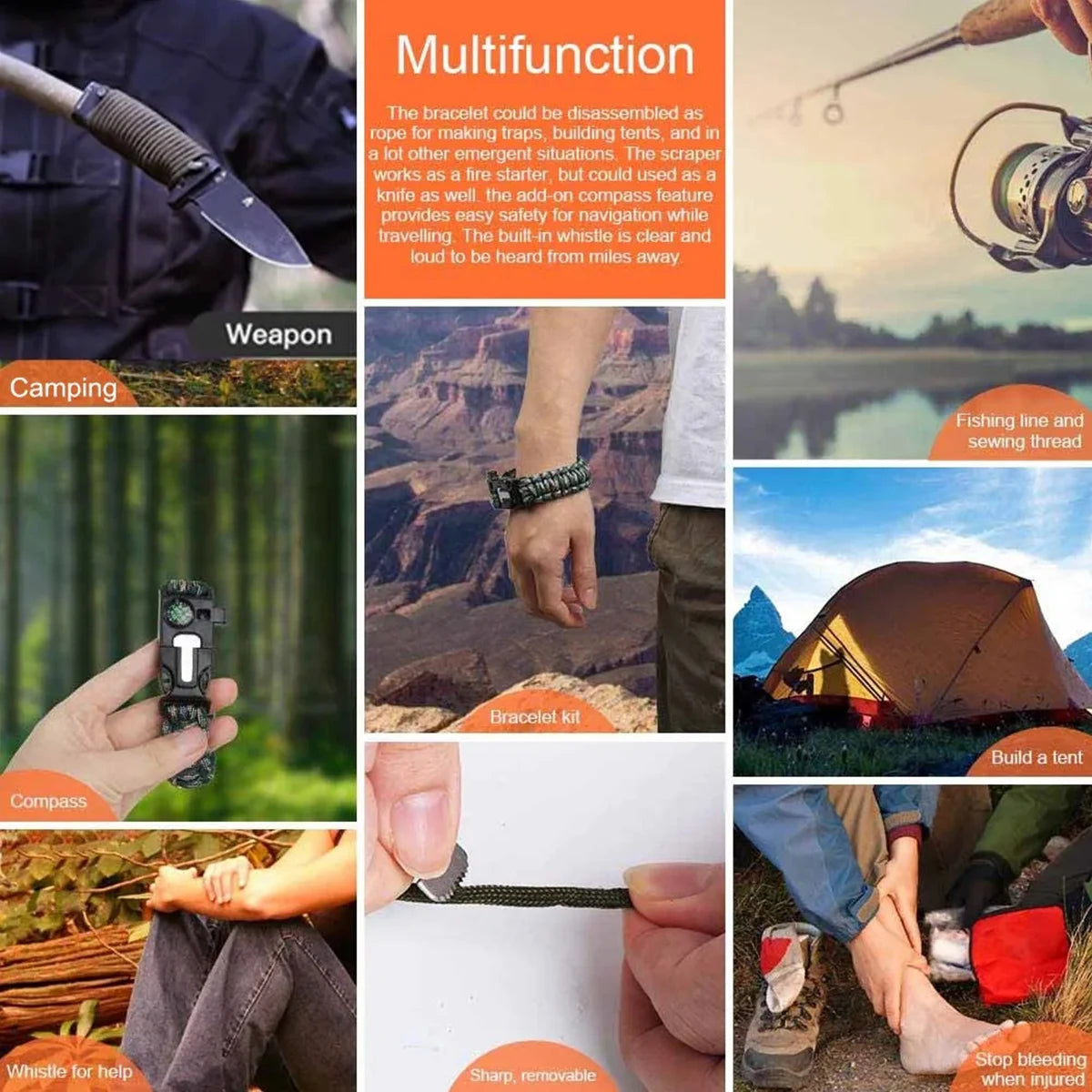Survival Multi-Tool Shovel Kit